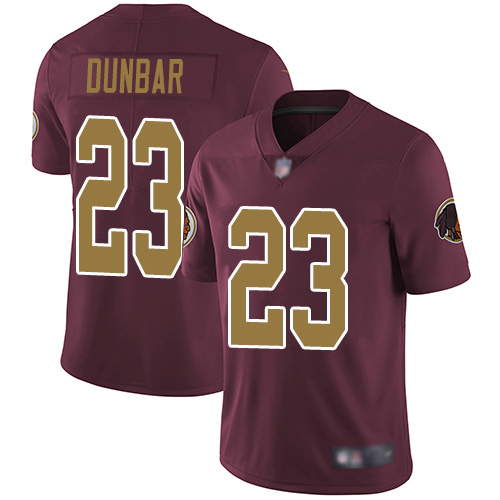 Washington Redskins Limited Burgundy Red Youth Quinton Dunbar Alternate Jersey NFL Football #23 80th->youth nfl jersey->Youth Jersey